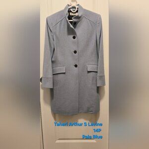 Tahari Arthur S. Levine Wool Coat, Size 14P